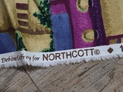 2-NORTHCOTT Fabric Su Casa #900 100% Cotton 1.4 YDs by 43″ Colorful Crafting