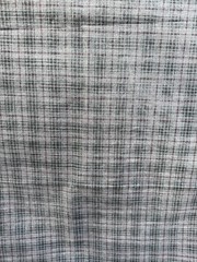 Gray Plaid print Stretch Cotton Denim Fabric Sample 1.5 yard (54”) x 47”
