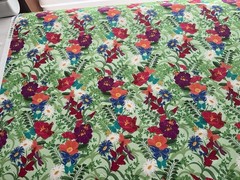 fabric Flower And Butterfly By M, Liss 43″ X 36” BTY 971