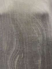 100% Silk Chiffon w/ Lurex Gold Stripes & Wave Gray Fabric By the Yard 44″ Wide