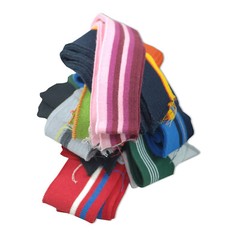 Knit Rib Cuff & Waistband Mix Crafts Pack 10Pcs Remnants,Striped Ribbed Fabric