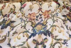 58” Wide By Yard Digital Print Chiffon Fabric Vintage Crinkled Chiffon Crepe