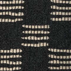 Groundworks OUTDOOR Woven Dash Squares Fabric- STROLL CHARCOAL 7 yds GWF-3785.21