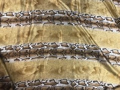 Snake Print Charmers Satin Fabric 60” Width Sold By The Yard