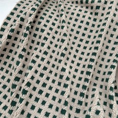 50*145cm Lamb Wool Jacquard Fabric for Winter Coats Pajamas Sofa DIY Sewing NEW