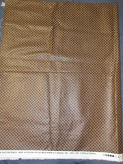 1+ Yd Fabric STANLEY KING STUDIO Margin Designs Vat Dyes Red/Green/Tan GEOMETRIC