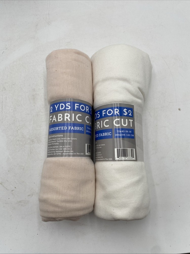 Set Of 2 Fabric Cut 72×42-56 In 2 Yds