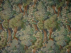 Tapestry Curtain Upholstery Fabric Woodland Forest Tree Cushion 15 Metre Roll