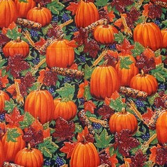 Thanksgiving Fall Autumn Themed Cotton Fabric Lot Cranston Robert Kaufman