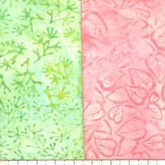 Lot 10 Fat Quarters Bouquet #2 Batik Lunn Fabric FQ Pack 100% Cotton Flowers