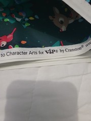 Vip Cranston Animated Rudolph Christmas Fabric Snowman Trees Birds Lights Green