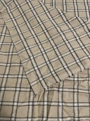 38”x44” Tan/ Beige White Black Plaid Cotton Fabric- JOANN Fabrics