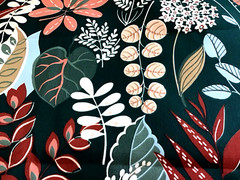 Richloom Outdoor Modern Floral Windcrest Spruce 3 Yard Lot