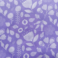 Vintage Floral Precut Fabric Squares 10X10, Purple Yellow Layer Cake Fabric for