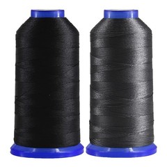 Selric [3400Yards / Black + Grey] Pack of 2 Tex T70 #69 210D/3, + Grey