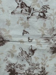 Disney Bambi Scenic Toile Fabric Springs Creative 2014 100% Cotton Woodland