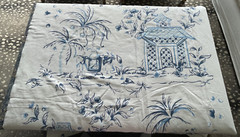 3+ yds Quadrille: China Seas Lyford Print in Mixed Blues