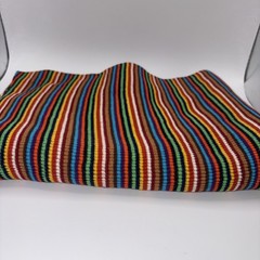 1 yard Striped Knit 32” Tube