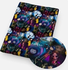 Coraline Movie Cartoon 100% Cotton fabric 18″x55″ 1270984 HALF YARD