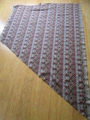 Stroheims’ Embroidered Global Fabric MASSIF Terracotta Brown Rust Green 1Yd+++