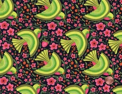7 Half Yards + PANEL, 100% Cotton Fabric: Dantini SUMMER LOVE Collection