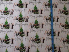 Taylor Swift “Merry Swiftmas” on 100% Cotton Fabric by the 1/4 Yard : 9″ x 57″