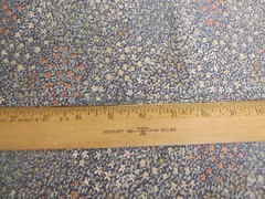 Calico Cotton Print Small Floral On Blue Cranston Print Works Piece 30″ x 30″