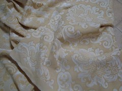 3 yds KRAVET Fabric Chenille Velvet Apathy Cornsilk Upholstery 55″ x 108″