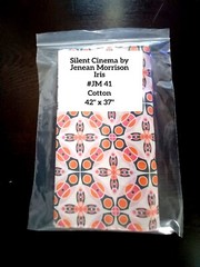 Silent Cinema by Jenean Morrison Iris – #JM 41 – Cotton – 42″ x 37″