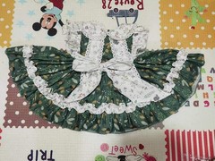 Qililandiy 7 Pcs Green Floral Fat Quarters Fabric Bundles 22 Inches,