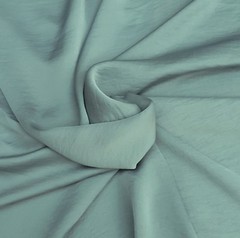Prewashed Tissue Satin Fabric by the Yard Smoke Blue 5/13