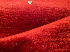 PIERRE FREY Paris Palladio Cerise HAND WOVEN Fabric w/Knit Back $425 Retail BTY