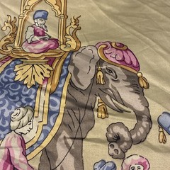 Fabric Ronald Redding Grand Passage Asian Camel Elephant Chinoiserie Upholstery