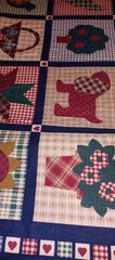 3 Pieces Mixed. please see photos for sizes. ( Lot 20 Vintage)b Quilting