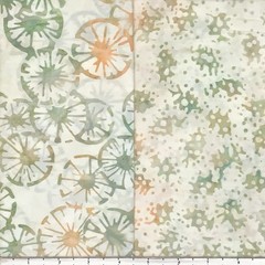 Lot 10 Fat Quarters Pastel Muted Tones Batik Lunn Fabric FQ Pack 100% Cotton