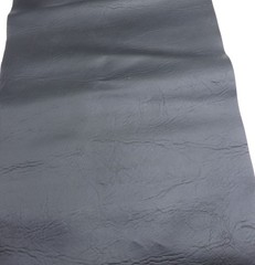 Faux Leather Vinyl Upholstery Fabric 1/3 Yd Black Pleather 54″ Width Solid