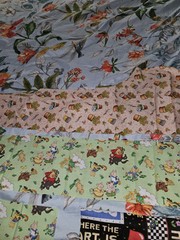 Mary Engelbreit Lot Of 15 Pieces Of Cotton Fabric Mix Prints Over 9 Yrds Total