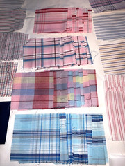 110 pcs thin cotton quilting squares, 3.75″x3 3/8,” 18 different colors/patterns