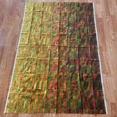 Artisan Spirit Falling Leaves Brown Green Red Orange Block Elaine Quehl 1.8 Yard