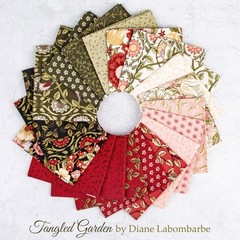Birds in Hunter | Tangled Garden | Riley Blake