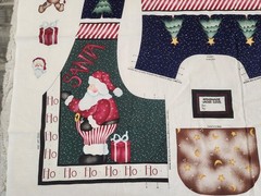 Vintage Daisy Kingdom 1997 Noel Santa Vest Panel Christmas Adult Cut & Sew S M L