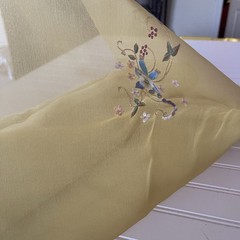 SILK Mustard Yellow FABRIC 10 Yards x 22 Inches Wide or 360 Inches x 22 Wide