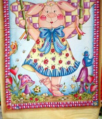 WHEN PIGS FLY EXPECT A MIRACLE PANEL FROM AVLYN – 100% COTTON FABRIC