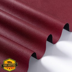 Mei Fiberlux Burgundy Marine Vinyl Fabric 1 Foot