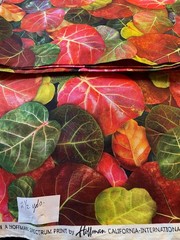 Hoffman International Fabrics LEAF ME BE Fabric #Q44542 1/2 Yds