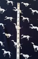 Greyhound Printed Cadina Silk Fabric For Clothing