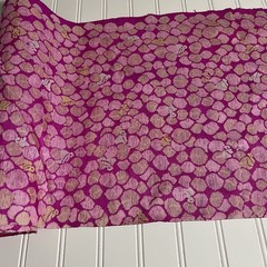 SILK Fuchsia Multicolor FABRIC 16 Yards x 15 Inches Wide or 576 Inches x 15 Wide
