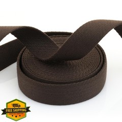 CRAFTMEMORE 1.5″ x 50yd Chocolate Webbing