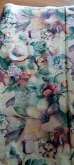 Floral Print House N’ Home Fabrics & Draperies Upholstery 4 +18″ Yds By 57″W New