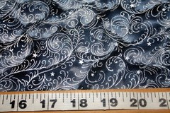 WAVES IN BLACK AND GRAY-ESSENTIALS FROM HOFFMAN – 100% COTTON FABRIC